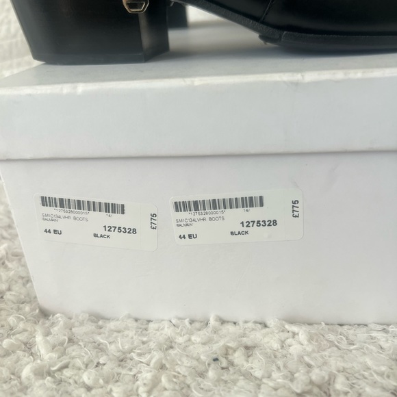 Balmain Chelsea style ankle boots with zipper on both sides. - Picture 7 of 10